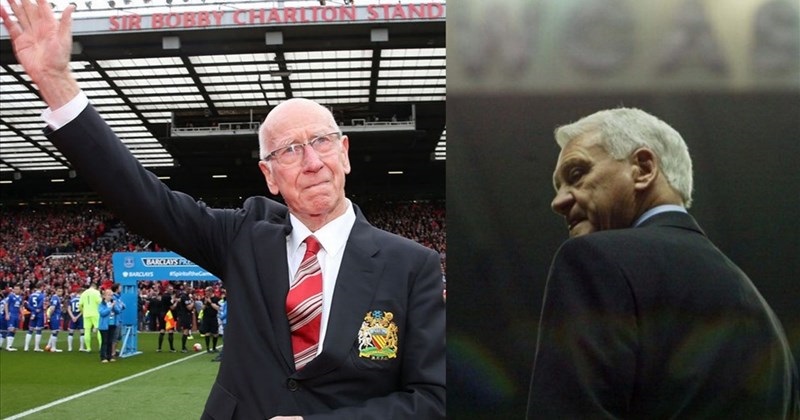 Huấn luyện viên Sir Bobby Charlton từng là một cầu thủ huyền thoại của Manchester United 